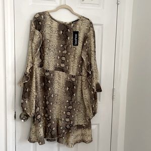 Snakeskin dress